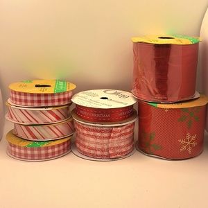 8 Festive Red and White Christmas Ribbons for All Your Crafting Needs!